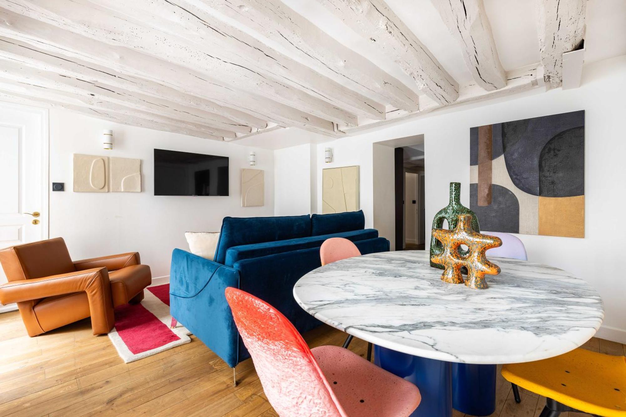 Joyful Apartment - 2Br-6P - Louvre-Rivoli Paris Exterior photo
